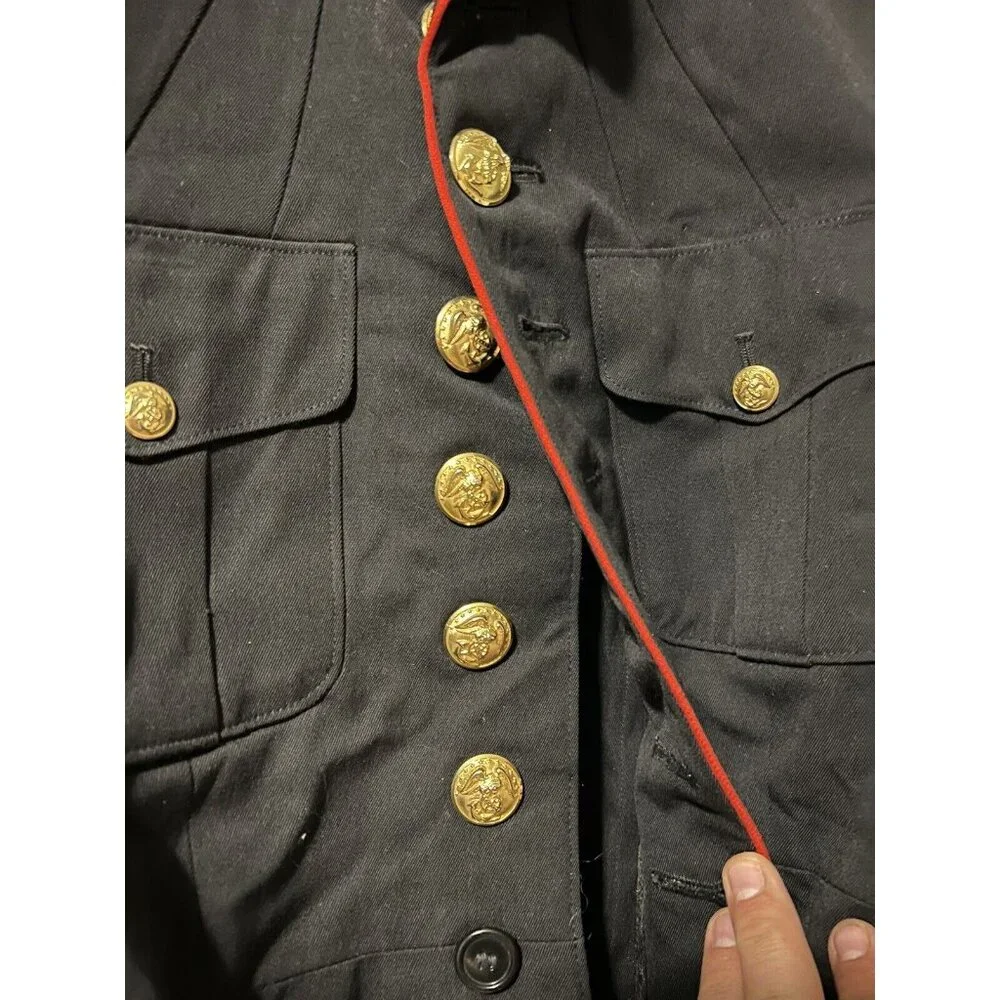 USMC‎ US MARINE CORPS DRESS BLUES JACKET 18” CHEST 1976 Military USA VTG